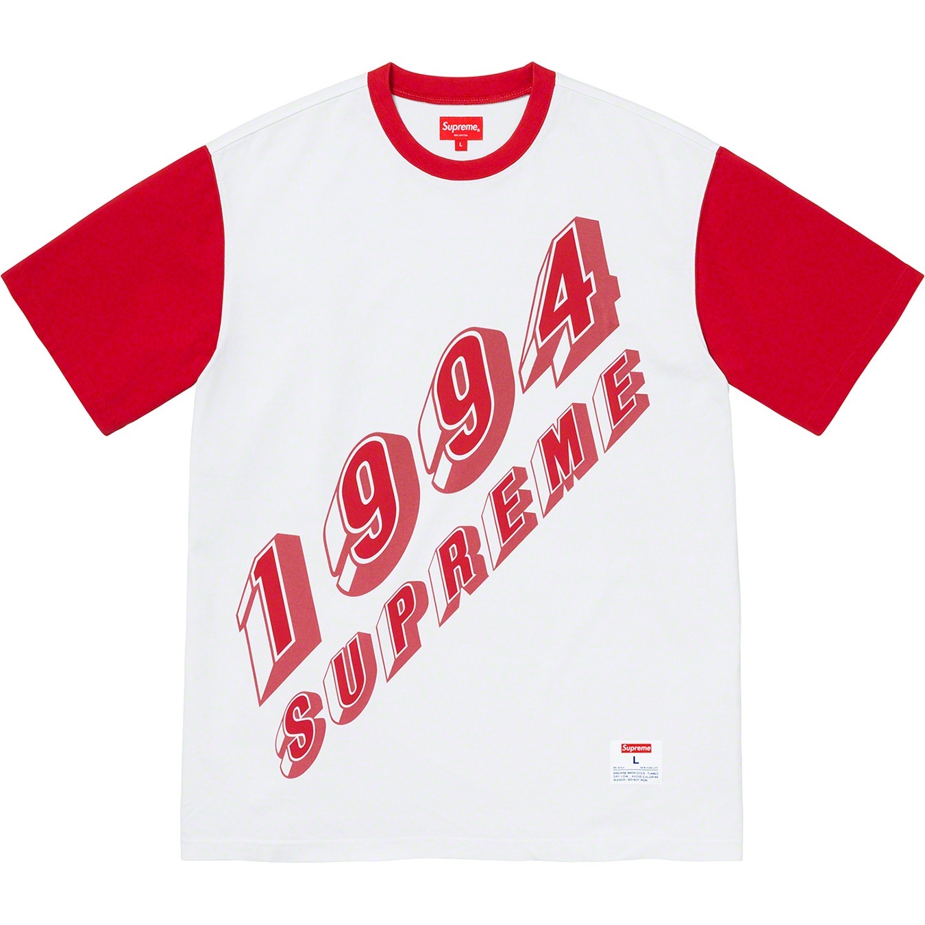 Bevel Text Ringer Tee view 3